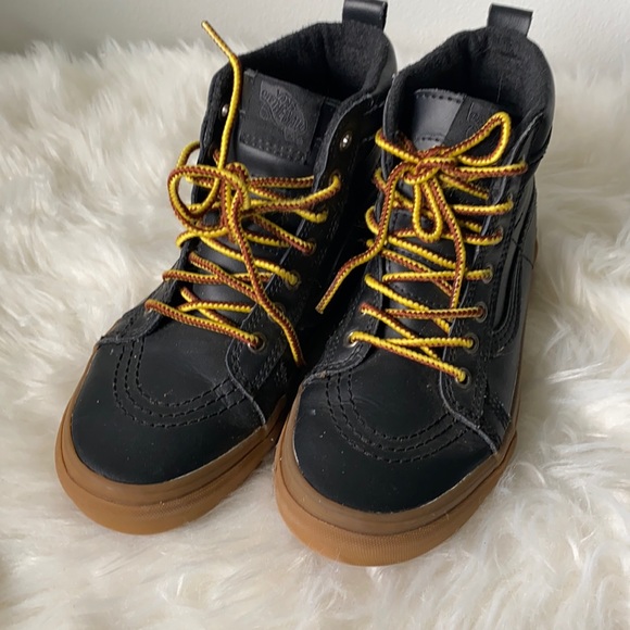 Vans Other - Vans Leather high tops kids